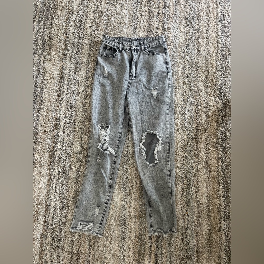 Women’s Shein Faded Black Jeans Size S